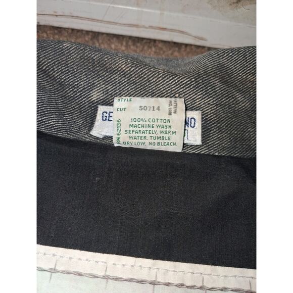 Vintage Guess Denim Bomber Jacket Mens Large 1980s George Marciano - Picture 3 of 7